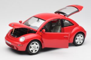 Volkswagen New Beetle Sarkans Bburago 1:18 8185108 Metāls — attēls 2 no 8