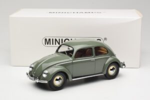 Volkswagen Beetle Beryl Zaļš Minichamps 1:18 107054000 Sveķi — attēls 6 no 6