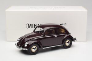 Volkswagen Beetle Ruby Sarkans Minichamps 1:18 107054002 Sveķi — attēls 6 no 6
