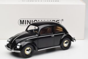 Volkswagen Beetle Type 1 Melns Minichamps 1:18 107054001 Metāls — attēls 6 no 6
