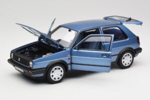Volkswagen Golf Mk2 10 Million Star Zils Metaliks Norev 1:18 188562 Metāls — attēls 2 no 8