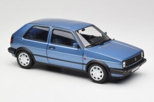 Volkswagen Golf Mk2 10 Million Star Zils Metaliks Norev 1:18 188562 Metāls — attēls 6 no 8