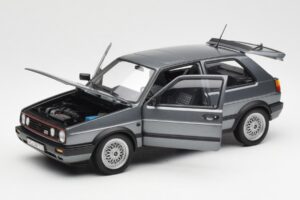 Volkswagen Golf Mk2 GTI Pelēks Metālisks Norev 1:18 188442 Metāls — attēls 2 no 8