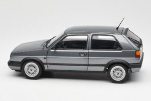 Volkswagen Golf Mk2 GTI Pelēks Metālisks Norev 1:18 188442 Metāls — attēls 4 no 8