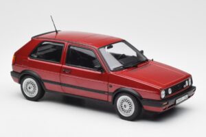 Volkswagen Golf Mk2 GTI Sarkans Metālisks Norev 1:18 188555 Metāls — attēls 6 no 8
