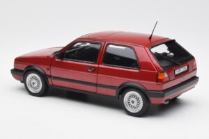 Volkswagen Golf Mk2 GTI Sarkans Metālisks Norev 1:18 188555 Metāls — attēls 7 no 8