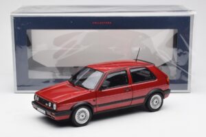 Volkswagen Golf Mk2 GTI Sarkans Metālisks Norev 1:18 188555 Metāls — attēls 8 no 8