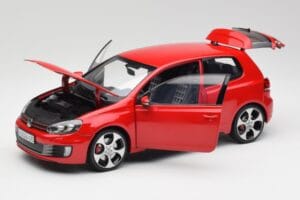 Volkswagen Golf Mk6 GTI Tornado Sarkans Norev 1:18 5K3099302Y3D Metāls — attēls 2 no 8