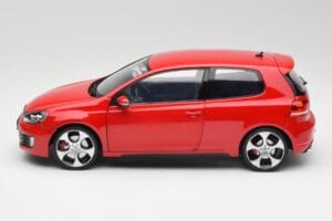 Volkswagen Golf Mk6 GTI Tornado Sarkans Norev 1:18 5K3099302Y3D Metāls — attēls 4 no 8