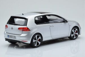 Volkswagen Golf GTI Mk7 Reflex Sudrabs Norev 1:18 188551 Metāls — attēls 3 no 8