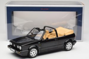 Volkswagen Golf Mk1 Kabriolets Melns Norev 1:18 188568 Metāls — attēls 6 no 6