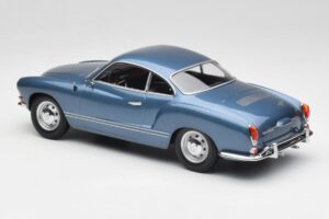 Volkswagen Karmann Ghia Coupe Neptune Zils Minichamps 1:18 155054022 Metāls — attēls 5 no 6
