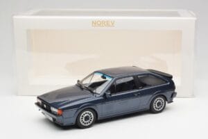 Volkswagen Scirocco Mk2 Scala Helios Zils Metaliks Norev 1:18 188632 Metāls — attēls 6 no 6