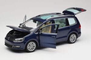 Volkswagen Sharan 7N Shadow Zils Metaliks Minichamps 1:18 110051100 Metāls — attēls 2 no 8