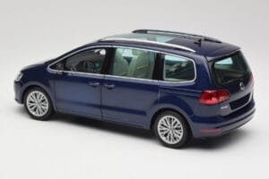 Volkswagen Sharan 7N Shadow Zils Metaliks Minichamps 1:18 110051100 Metāls — attēls 7 no 8