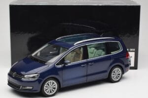Volkswagen Sharan 7N Shadow Zils Metaliks Minichamps 1:18 110051100 Metāls — attēls 8 no 8
