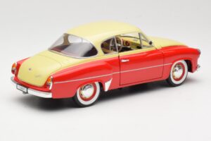 Wartburg 311 Coupe Sarkans & Bēšs Revell 1:18 8418 Metāls — attēls 3 no 8