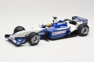 Williams FW23 BMW #5 R. Schumacher Practice San Marino GP 2001 Minichamps 1:18 80430146710 Metāls