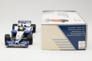 Williams FW23 BMW #5 R. Schumacher Practice San Marino GP 2001 Minichamps 1:18 80430146710 Metāls — attēls 6 no 6