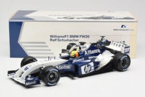 Williams FW26 BMW #4 R. Schumacher F1 2004 Minichamps 1:18 80430309495 Metāls — attēls 6 no 6