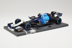 Williams Racing Mercedes FW43B #6 N. Latifi Belgian GP 2021 Minichamps 1:18 117211306 Metāls — attēls 2 no 6