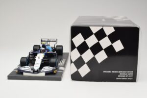 Williams Racing Mercedes FW43B #6 N. Latifi Belgian GP 2021 Minichamps 1:18 117211306 Metāls — attēls 6 no 6
