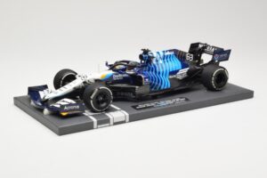 Williams Racing Mercedes FW43B #63 G. Russell Saudi Arabian GP 2021 Minichamps 1:18 117212263 Metāls — attēls 2 no 6