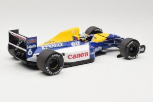 Williams Renault FW14B #6 R. Patrese 1992 Minichamps 1:18 110920006 Metāls — attēls 3 no 8