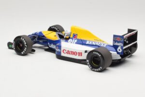 Williams Renault FW14B #6 R. Patrese 1992 Minichamps 1:18 110920006 Metāls — attēls 7 no 8