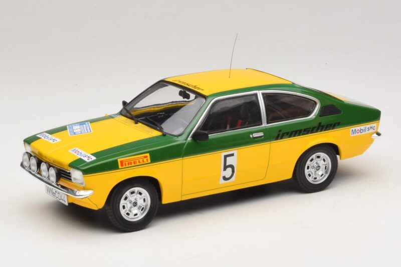 Opel Kadett C GT/E #5 International Sachs Winter Rally 1976 MCG 1:18 MCG18650R Metāls