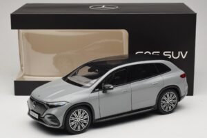 Mercedes EQS SUV X296 Manufaktur Alpine Grey NZG 1:18 B66960591 Metāls — attēls 8 no 8