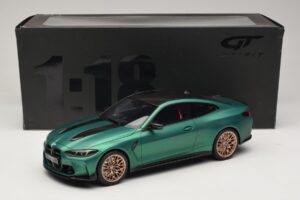 BMW M4 CS G82 Frozen Isle of Man Green GT Spirit 1:18 GT994 Sveķi — attēls 6 no 6