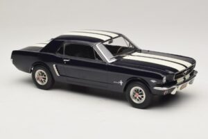 Ford Mustang Nightmist Blue Norev 1:18 182805 Metāls — attēls 4 no 6