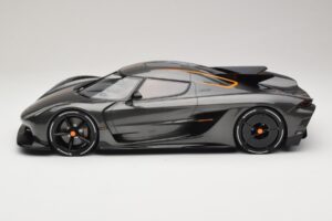 Koenigsegg Jesko Absolut 0-400-0 km/h Rekords Graphite Grey GT Spirit 1:12 GT575 Sveķi — attēls 3 no 6