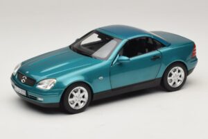 Mercedes SLK R170 Vivianite Green Norev 1:18 183021 Metāls — attēls 3 no 10