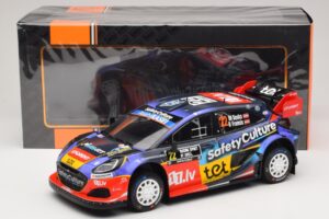 Ford Puma Rally1 #22 M. Sesks / R. Francis Rally Sweden 2025 IXO 1:18 18RMC240 Metāls — attēls 6 no 6