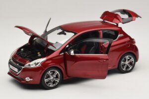 Peugeot 208 GTI Rubis Red Norev 1:18 184700 Metāls — attēls 2 no 8