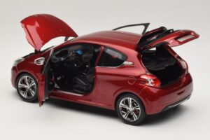 Peugeot 208 GTI Rubis Red Norev 1:18 184700 Metāls — attēls 5 no 8