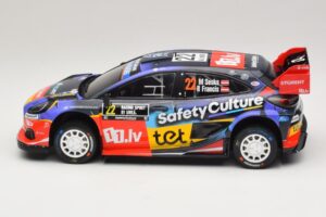 Ford Puma Rally1 #22 M. Sesks / R. Francis Rally Sweden 2025 IXO 1:18 18RMC240 Metāls — attēls 3 no 6