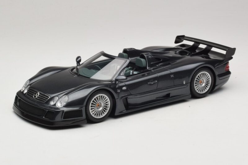 Mercedes AMG CLK GTR Roadster Pelēks GT Spirit 1:18 GT960 Sveķi
