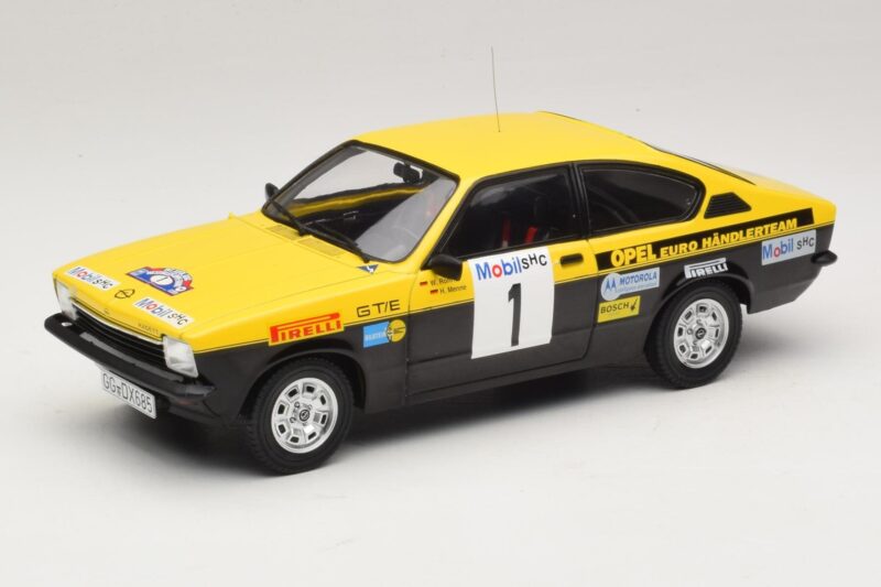 Opel Kadett C GT/E #1 W. Rohrl / H. Menne Westfalen Lippe Rally 1977 MCG 1:18 MCG18651R Metāls