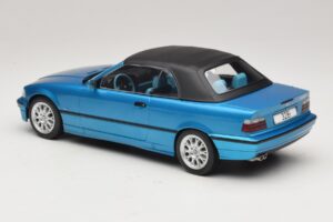 BMW 3 Series E36 Kabriolets Zils Metālisks MCG 1:18 MCG18319 Metāls — attēls 6 no 7