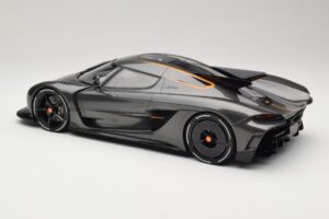 Koenigsegg Jesko Absolut 0-400-0 km/h Rekords Graphite Grey GT Spirit 1:12 GT575 Sveķi — attēls 5 no 6