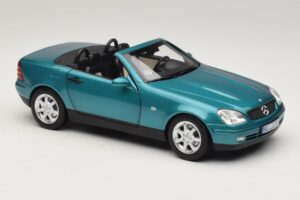 Mercedes SLK R170 Vivianite Green Norev 1:18 183021 Metāls — attēls 8 no 10