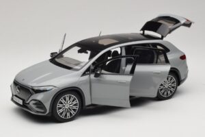 Mercedes EQS SUV X296 Manufaktur Alpine Grey NZG 1:18 B66960591 Metāls — attēls 2 no 8