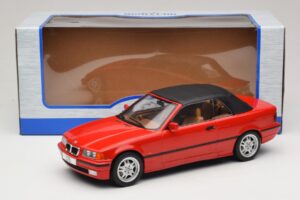 BMW 3 Series E36 Kabriolets Sarkans MCG 1:18 MCG18317 Metāls — attēls 7 no 7