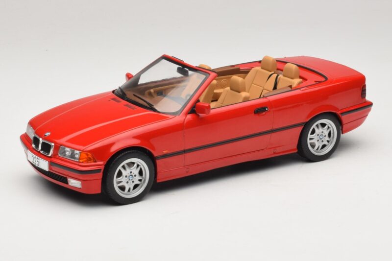 BMW 3 Series E36 Kabriolets Sarkans MCG 1:18 MCG18317 Metāls