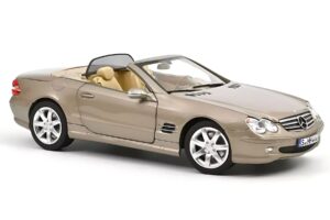 Mercedes SL500 R230 Travertine Beige Norev 1:18 183843 Metāls