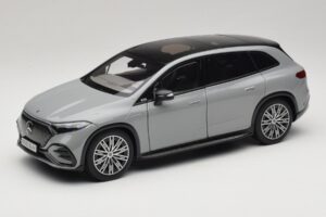 Mercedes EQS SUV X296 Manufaktur Alpine Grey NZG 1:18 B66960591 Metāls