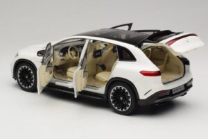 Mercedes EQS SUV X296 Manufaktur Diamond White NZG 1:18 B66960590 Metāls — attēls 5 no 8